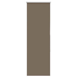 Berkfield Durable Roller Blind Blackout Coffee 40X130 Cm Fabric Width 35.7 Cm Polyester