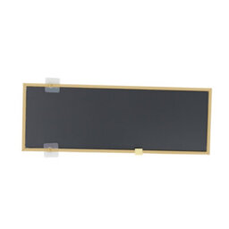 Living And Home Rectangular Over Door Full Length Framed Mirror Wall Mounted Mirror Gold 28 Cm X 118 Cm - thumbnail 4