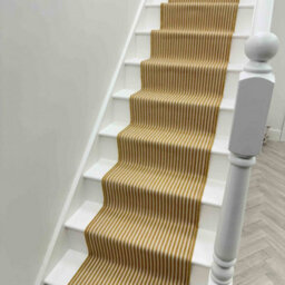 Pinstripe Stair Runner - Reversible, Durable & Hardwearing Carpet For Stairs & Staircases, Multiple Lengths - thumbnail 7