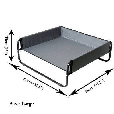 Actiaspet Large Elevated Pet Dog Bed Cat Raised Sides Camping Cot Indoor Outdoor Waterproof - image 1