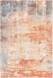 Livabliss Huntington Beach-Modern Orange Blue Ivory In- & Outdoor Rug 120 X 170 Cm Easy Care, Non Shedding
