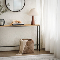 Sobuy Fsb19-E,console Table Hall Sofa Side End Table Wood Living Room,brown,w120Xd20Xh65 - thumbnail 8