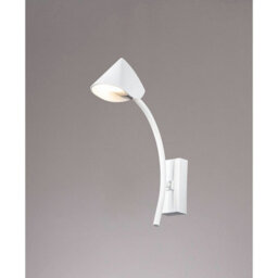 Luminosa Lighting Luminosa Capuccina 1 Light Wall Lamp, 7W Led, 3000K, 630Lm, White, 3Yrs Warranty - thumbnail 2