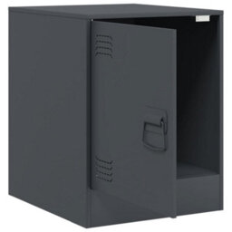 Berkfield Bedside Cabinets 2 Pcs Anthracite 34.5X39X44 Cm Steel - thumbnail 6