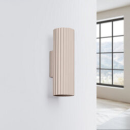 Luminosa Lighting Luminosa Karbon 20Cm Up & Down Wall Lamp Taupe 2X Gu10 - thumbnail 2