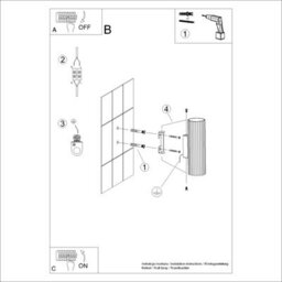 Luminosa Lighting Luminosa Karbon 20Cm Up & Down Wall Lamp Taupe 2X Gu10 - thumbnail 8