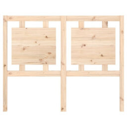 Berkfield Bed Headboard 125.5X4X100 Cm Solid Pine Wood - thumbnail 4