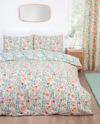 Sundour Amaryllis Floral Duvet Cover Set - image 1