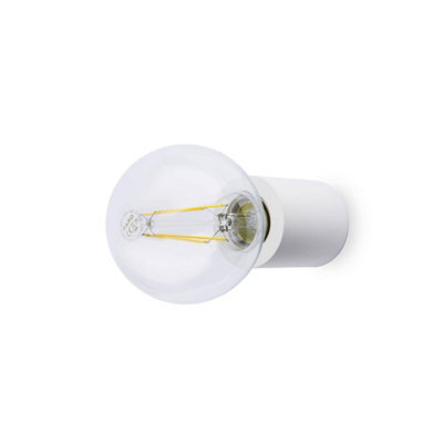 Luminosa Lighting Luminosa Ten 1 Light Indoor Candle Wall / Ceiling Light White, E27 - image 1