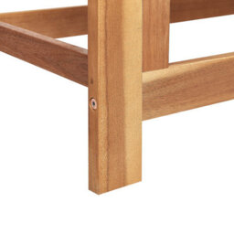 Beliani Garden Bench Marlboro 180 Cm Acacia Wood Light Brown - thumbnail 7