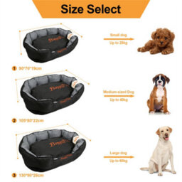 Bingopaw Waterproof Extra Large Jumbo Orthopedic Sofa Dog Bed Pet Mat Kennel Washable, 105X80X22Cm - thumbnail 9
