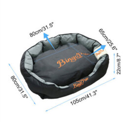 Bingopaw Waterproof Extra Large Jumbo Orthopedic Sofa Dog Bed Pet Mat Kennel Washable, 105X80X22Cm - thumbnail 2