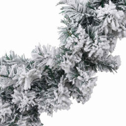 Berkfield Christmas Garland With Led Lights Green 5 M Pvc - thumbnail 5