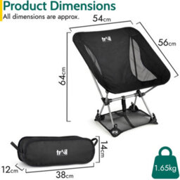 Trail Outdoor Leisure Lightweight Folding Camping Chair - thumbnail 7