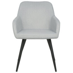 Beliani Set Of 2 Dining Chairs Casmalia Velvet Light Grey - thumbnail 5