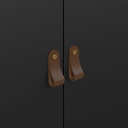 Madrid Modern Matt Black Tall Wardrobe (H)1990mm (W)1023mm (D)584mm - thumbnail 4