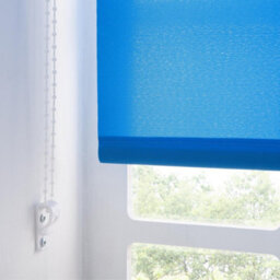 A.unique Home Premium Trimmable Daylight Roller Window Blind - Light Filtering Fabric - 6Ft - Royal Blue - 180Cm (W) X 170Cm (L) - thumbnail 3