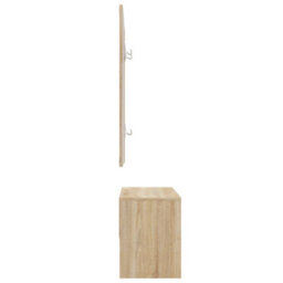 Walplus Hallway Furniture Set Sonoma Oak Engineered Wood - thumbnail 7
