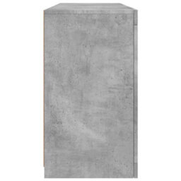 Vidaxl Sideboard With Led Lights Concrete Grey 142.5X37X67 Cm - thumbnail 7