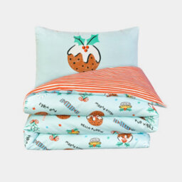 Smart Living Luxury Super Soft & Reversible Festive Christmas Puddings Duvet With Pillowcase - thumbnail 8