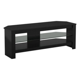 "Avf Calibre Plus 1.15M Tv Stand With Glass Shelf, For Tvs Up To 55"" - Black Oak" - thumbnail 1