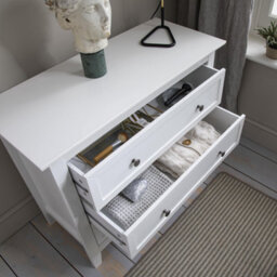 Nöa & Nani Noa & Nani Chest Of Drawers 3 Drawer Wide In Classic White Karlstad - thumbnail 5