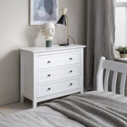 Nöa & Nani Noa & Nani Chest Of Drawers 3 Drawer Wide In Classic White Karlstad - thumbnail 1