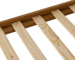 Seconique Corona 5Ft Bed High Foot End In Distressed Waxed Pine 2 Man Delivery - thumbnail 7