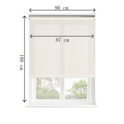 GoodHome Halo Corded Off White Daylight Roller Blind (W)90Cm (L)180Cm - thumbnail 6