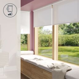 GoodHome Halo Corded Off White Daylight Roller Blind (W)90Cm (L)180Cm - thumbnail 8
