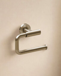 Cosmic Toilet Roll Holder, Brushed Stainless Steel, Architect S+ Collection