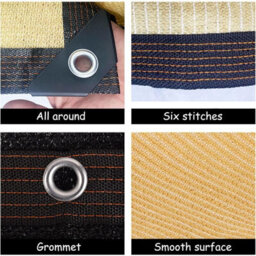 3Mx4M Shade Sail For Garden Outdoor - thumbnail 2