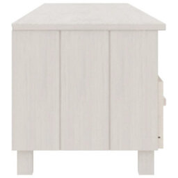 Berkfield Tv Cabinet White 158X40X40 Cm Solid Wood Pine - thumbnail 4