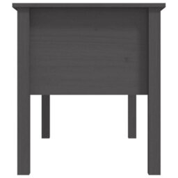 Berkfield Coffee Table Grey 102X49X55 Cm Solid Wood Pine - thumbnail 7