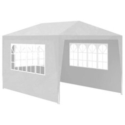 Walplus Party Tent Garden Gazebo Canopy 3X4 M White - thumbnail 4