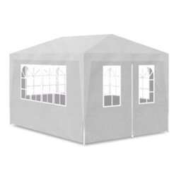 Walplus Party Tent Garden Gazebo Canopy 3X4 M White - thumbnail 2