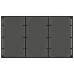 Berkfield Garden Table With Glass Top Black 150X90X75 Cm Poly Rattan - thumbnail 7