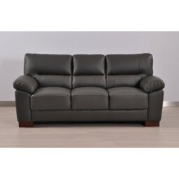 Furniture Instore Dalmore Genuine Leather Grey  3+2+1 Seater Sofa Set - thumbnail 3