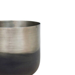 Ivyline Oscar Two Tone Planter (Set Of 2) - Metal - L16.5 X W16.5 X H15 Cm - Silver - thumbnail 2