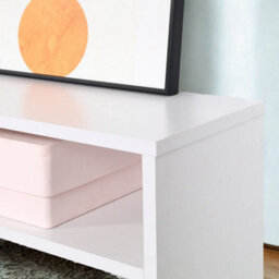 FURNOLD 3 Drawer Hallway Shoe Storage Cabinet With Shelf White - thumbnail 5