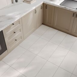 Kale Slate White Matt Natural Stone Effect Porcelain Indoor Wall & Floor Tile Sample - thumbnail 3