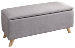 Gfw Secreto Fabric Storage Ottoman Bench Grey - thumbnail 8