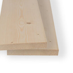 Arranwood 6X1 Inch Spruce Planed Timber (L)1800mm (W)144 (H)21mm Pack Of 2 - thumbnail 1