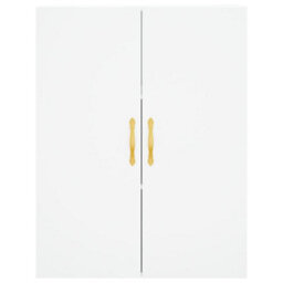 Berkfield Highboard White 69.5X34X180 Cm Engineered Wood - thumbnail 6