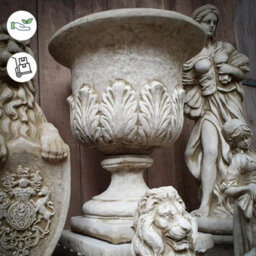 Spa Large 'acanthus' Leaf Design Garden Urn Vase Vp21 - thumbnail 3