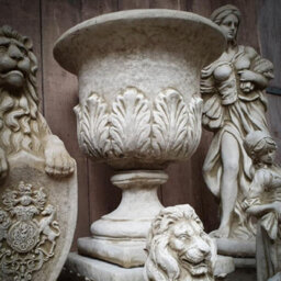 Spa Large 'acanthus' Leaf Design Garden Urn Vase Vp21 - thumbnail 2