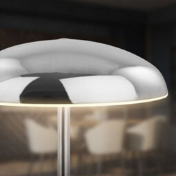 Briloner Chrome Table Lamp Led Rechargeable Night Bedside Desk Light Dimmable Cordless - thumbnail 5