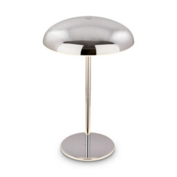 Briloner Chrome Table Lamp Led Rechargeable Night Bedside Desk Light Dimmable Cordless - thumbnail 1