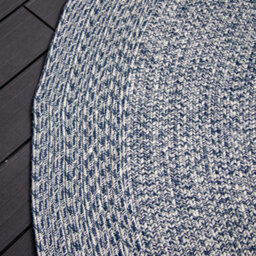 Apollo 300Cm Round Indoor And Outdoor Rug In Prussian Blue - thumbnail 5