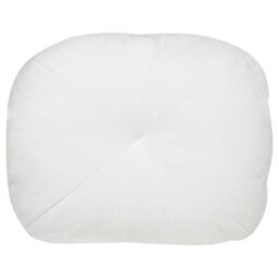 Wyld And Coco Novahome Sofa Pouffe Bed White Jumbo Corduroy - Convertible Single Sleeper, Tool-Free Assembly - thumbnail 8